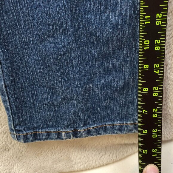 RY Diverso Womens Jeans Size 10 Straight Classic Denim Embroidered Butterfly - Picture 5 of 14